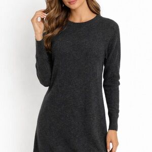 Cashmere Black Sweater Dress